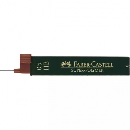 FABER CASTEL ΠΕΡΙΕΚΤΗΣ ΜΕ 12 ΜΥΤΕΣ SUPER POLYMER 0.5mm HB