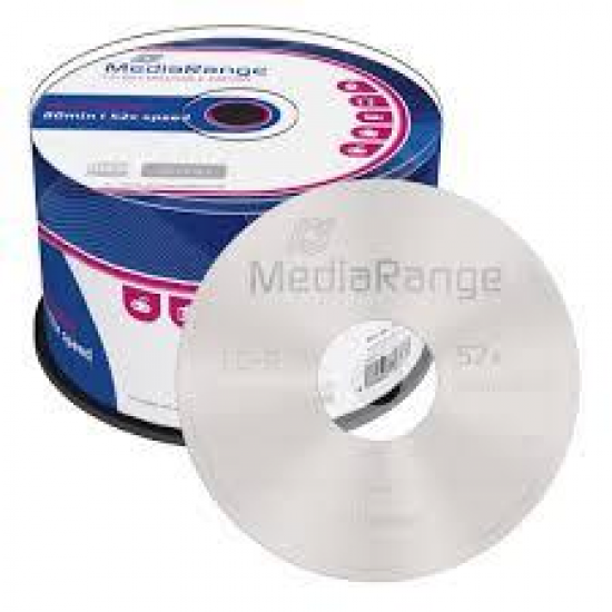 MEDIARANGE CD-R 80' 700MB 52X CAKE BOX MR207
